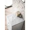 James Martin Vanities Athens 15in Base Cabinet w/ Drawers and Left Door, Glossy White w/ 3 CM Carrara Marble Top E645-B15L-GW-3CAR - alternate 2
